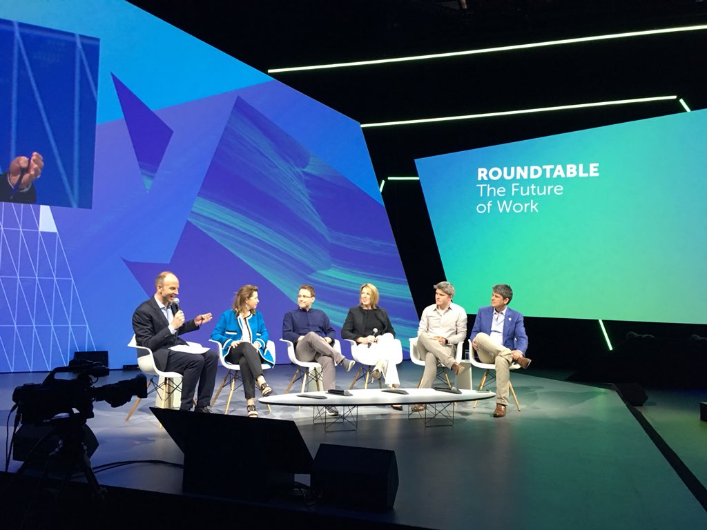 ⏰ #Vivatech (Stage One)
Début de la table ronde "The Future of Work", avec <a href="/collision/">John Collison</a>, <a href="/AlisonKayEY/">Alison Kay</a>, <a href="/stewart/">Stewart Butterfield</a>, Sophie Bellon (<a href="/SodexoGroup/">Sodexo</a>), <a href="/SFDCAlex/">Alex Dayon</a> et <a href="/delaney/">Kevin Delaney</a> 
vivatechnology.com/program/