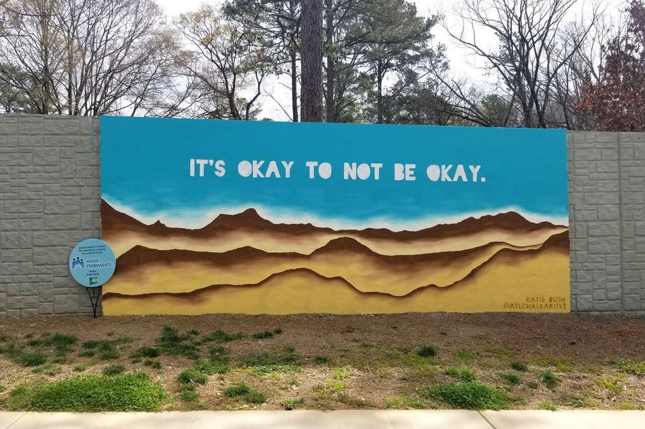 The next time you exercise on the Path400 trail in the Buckhead neighborhood of Atlanta, be sure to look out for the inspirational murals promoting mental wellness. Local artists created five murals as part of our partnership with Livable Buckhead. #MentalHealthAwarenessMonth