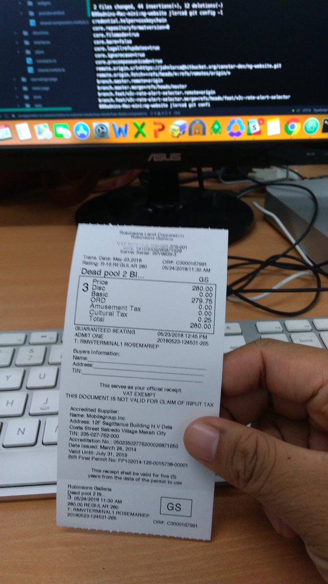 lechaperone's tweet photo. Ready for #Deadpool ๐ฑ๐๐ช๐คฃ๐ฃ #August99 #BlockScreening #RobinsonsGalleria https://t.co/7Zej3vU0Hy
