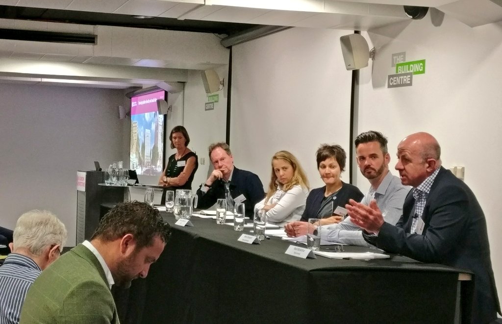 nlalondon's tweet photo. Q&amp;A Session two addresses rooftop development, permitted development, resistance to modern methods of construction. #NLAHousing https://t.co/pBkbUYk8fw