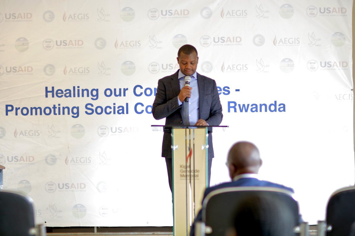 The <a href="/Aegis_Trust/">Aegis Trust</a> Regional Director  <a href="/FreddyMutanguha/">Freddy Mutanguha</a> officially opens the 2nd National listening session with a theme: “Learning from Grassroots Communities about Opportunities for Strengthening Social Cohesion in today’s Rwanda”