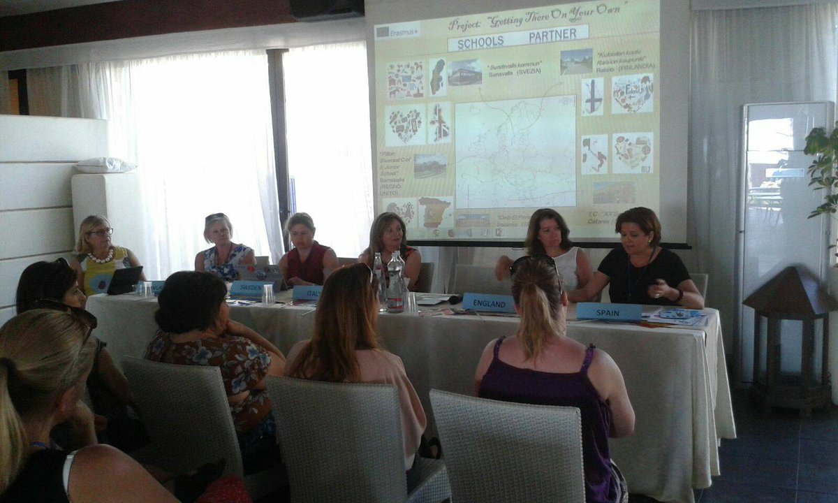 And we have been evaluating the project activities and discussing what we will do next. #GettingThereOnYourOwn @erasmusplusUK