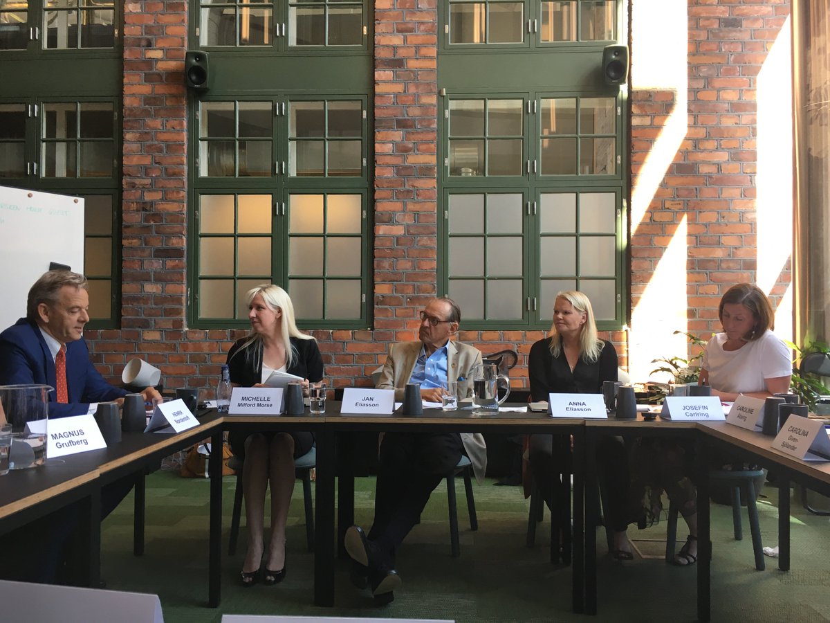 It was inspiring to be part of a dynamic roundtable discussion about Partnerships for Innovation &amp; Impact to reach #sdg17 <a href="/JanKEliasson/">Jan Eliasson</a> and Michelle Milford Morse from <a href="/unfoundation/">United Nations Foundation</a> Thanks Josefin Carlring and Eliasson Group!