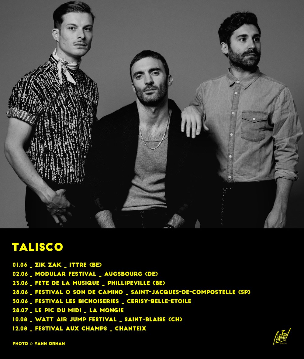 Dernières dates de la tournée Capitol Vision de <a href="/taliscomusic/">Talisco</a> ⚡️
Be Safe !