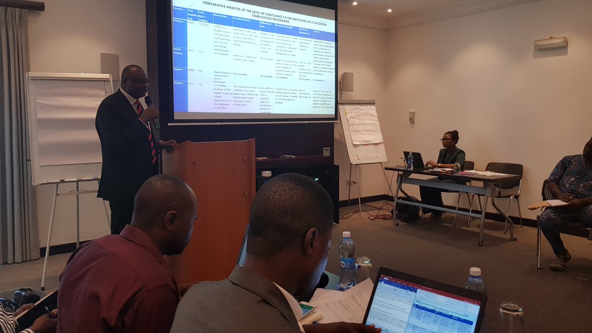 OilRevenueNG's tweet photo. "It is time for Nigeria to start walking the talk of 'diversification'. We started our saving and stabilization policy around the same time as Norway. Norway has built a savings of $1 trillion, Nigeria has about $1.5bn" - Andrew Onyenakwe #OilRevenueNG https://t.co/OiF8eGtvMx