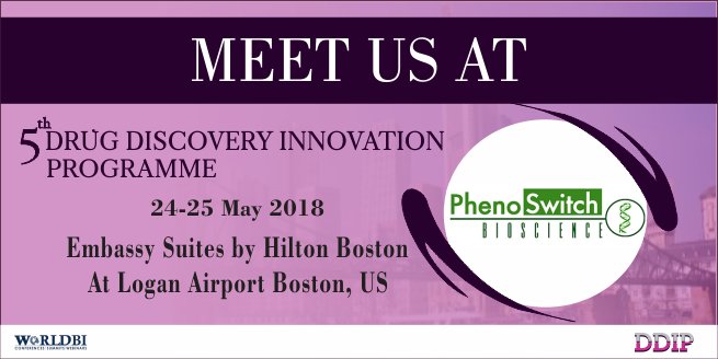 And here we are! PhenoSwitch is in beautiful Boston to attend the 5th Drug Development Innovation Program (DDIP). Come and see us! #DDIP #Sherbinternational #sherbrookeinnopole #phenoswitch