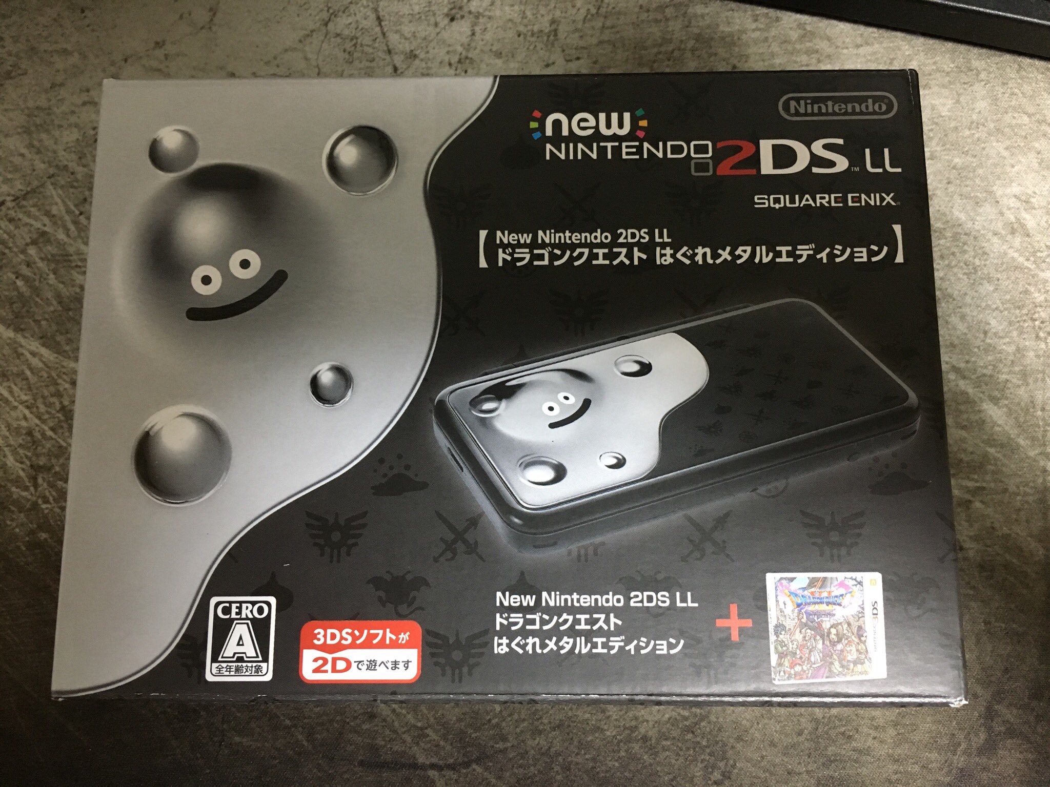 独創的 限定壁紙 Newニンテンドー 2ds Ll ドラクエはぐれメタル エディション 携帯用ゲーム本体