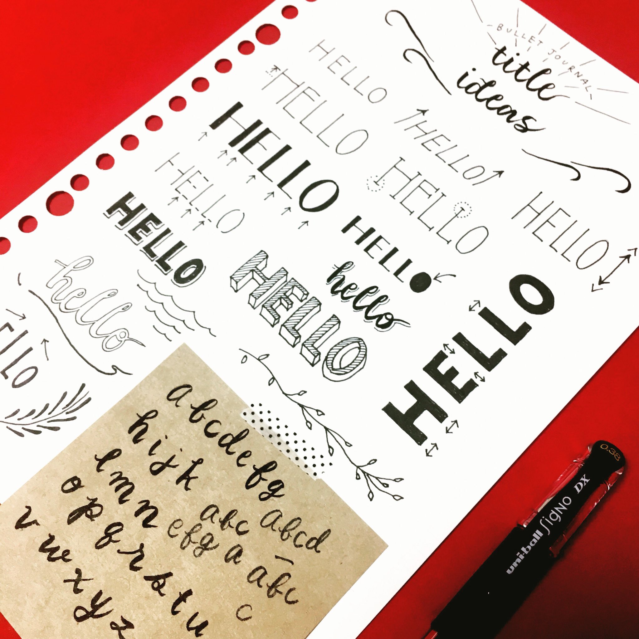 さとみジャーナル さとみ フォントアイデアです 太字 長体 斜体 影 立体などを組み合わせてみました いろんな人のレタリングをマネしていると幅が広がって楽しい バレットジャーナル