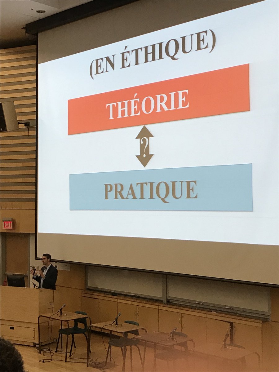 Théorie ⬅️❓➡️ Pratique | hâte à entendre Éric Racine et John Aspler discuter le “❓” #SCB18