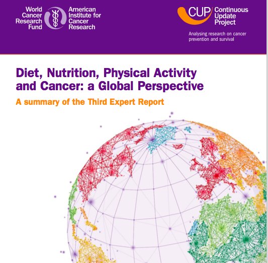 our new report - Diet, Nutrition, Physical Activity, and Cancer: A Global Perspective - is out! join our <a href="/PressClubDC/">National Press Club</a> event, A Blueprint to Beat Cancer, and follow #dietandcancerreport for more on updated #cancerprevention recommendations.
aicr.org/cancer-researc…