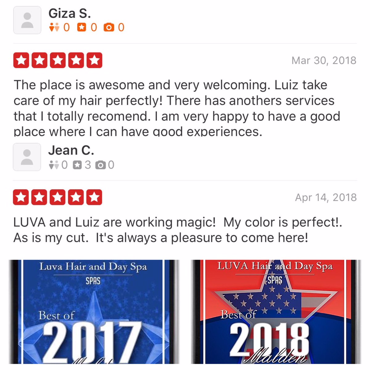 LuvaHairDaySpa's tweet photo. #best2017 #best2018
#Hair #Nails #massage #skincare #OnePlaceBetterYOU 
@LuvaHairDaySpa
https://t.co/SqxpxkyYYA
Call 781.321.2000
#healthy #cool #good #beauty #luvart #manicure #pedicure #loveit #wellness #quality #professional #reliable #hairsalon #spa #picoftheday #repost https://t.co/Xdhl6afi01