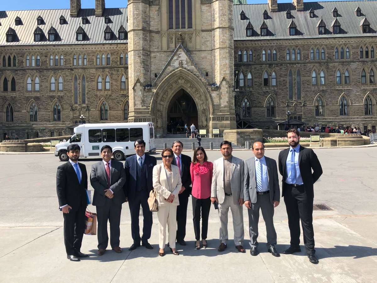 SMandvioffice's tweet photo. 3 member delegation of #Senate visited Canadian #Parliment and Forum of #Federation #Canada - under leadership of Deputy Chairman Senate @SaleemMandvi - to discuss future collaboration @BBhuttoZardari @MediaCellPPP @ShahNafisa @PPPPInfoSecy @AseefaBZ @AAliZardari @SeharKamran https://t.co/pDqMrfvOQg