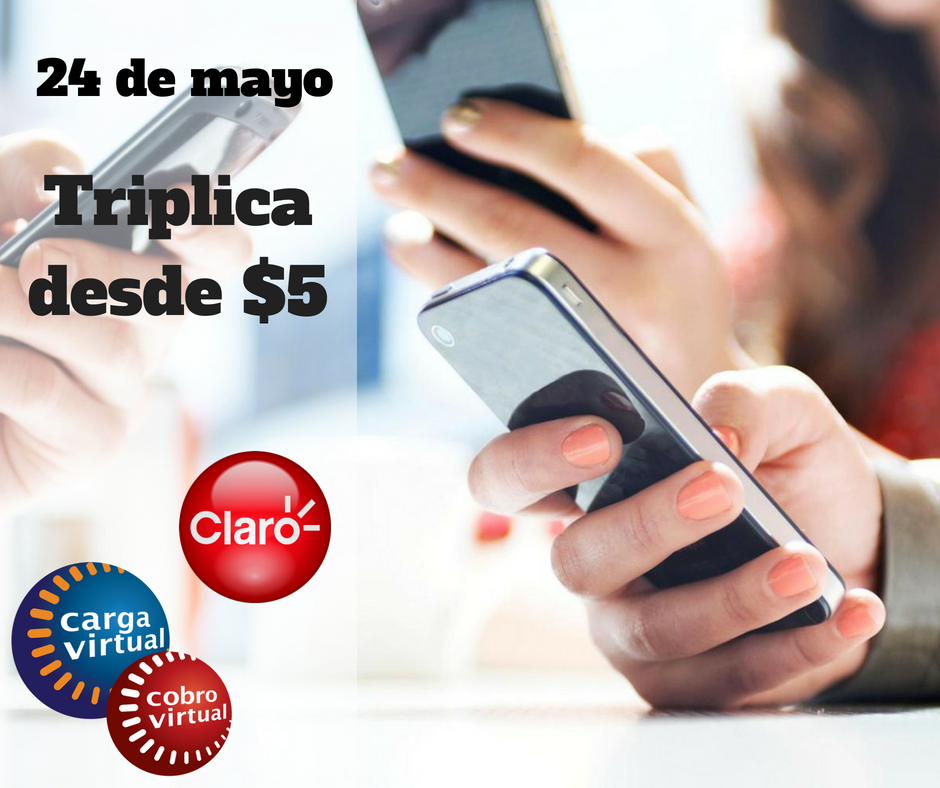 CargaVirtualAR's tweet photo. Atención!! 📣📣 HoY se #Triplica con @ClaroArgentina 😉🤳 
Info: https://t.co/vCgdU6jWbo 
#CargaVirtual #CargaVirtualTeDaMás https://t.co/rMuwenlTPj