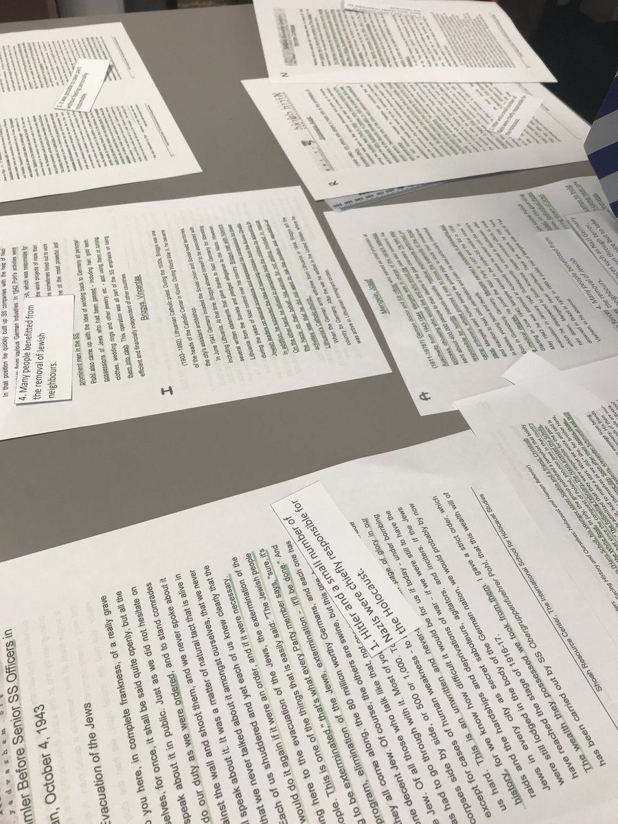 Y9 evaluating arguments for taking part in the Holocaust. Excellent work from Y9 showing some excellent thinking. #history