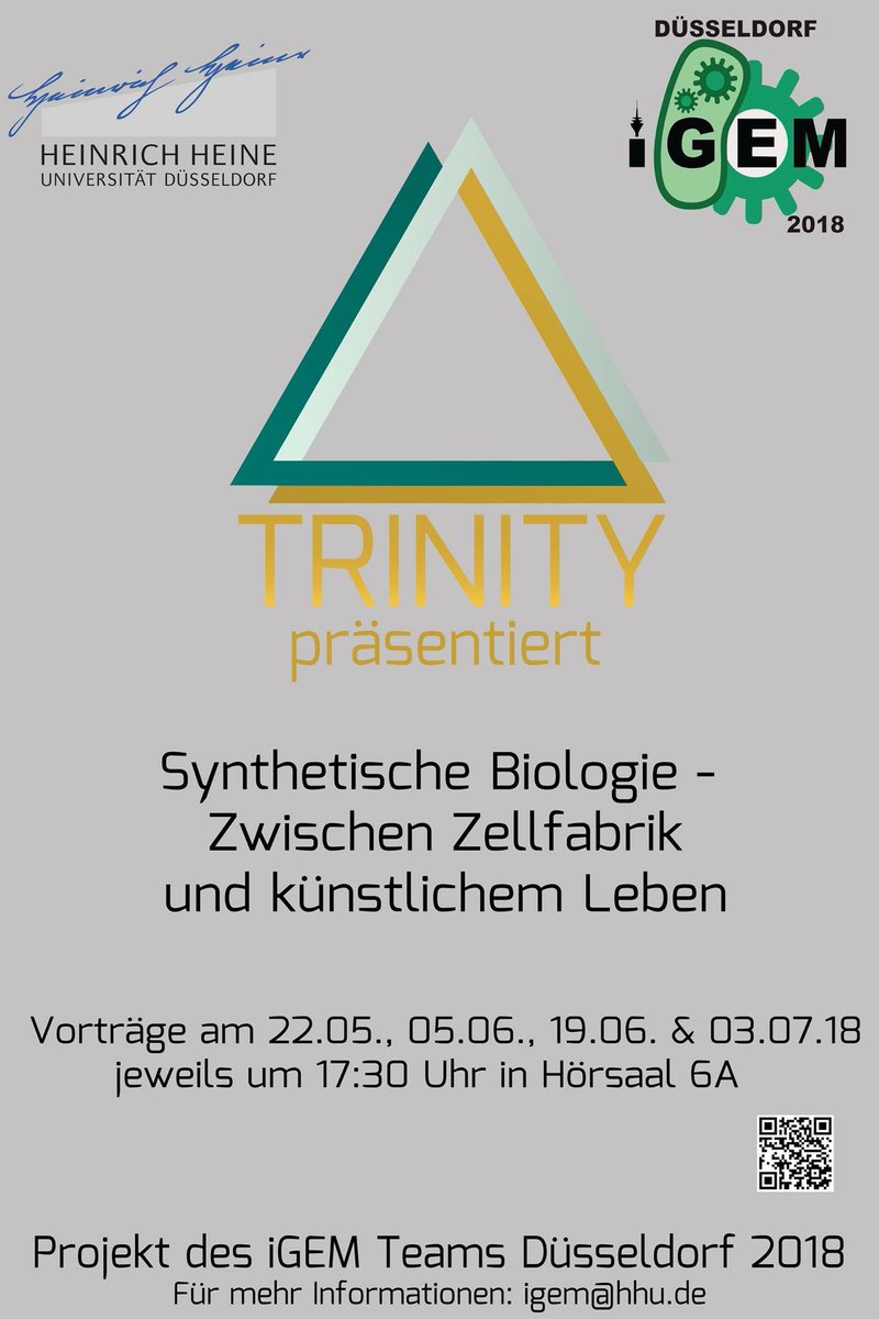 Igem Duesseldorf 21 Our First Synbio Talk With Tblomeier As The Speaker He Presented The Basic Concepts And Common Methods In Syntheticbiology Hhu Igem18 Stay Tuned Our Next Talk Is