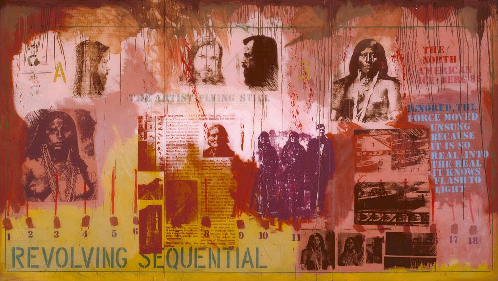 artcaninstitute's tweet photo. “The North American Iceberg” (1985) by Anishinaabe artist #CarlBeam (born on this day in 1943) was the first work of contemporary Indigenous art acquired by the @NatGalleryCan around 32 years ago. https://t.co/euthxFuxQO