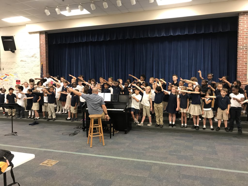 Look! It’s a bird, it’s a plane, it’s the first grade musical BLUE ROCK ISLAND. Starting at 8:30 this morning!!