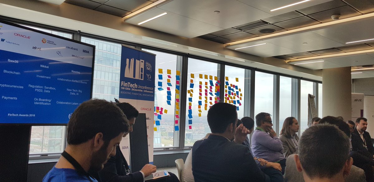 Lcambroner's tweet image. Talking about  #blockchain uses cases in the #fintech industry. #fintechunconference2018 @BitPesa @TransferZero