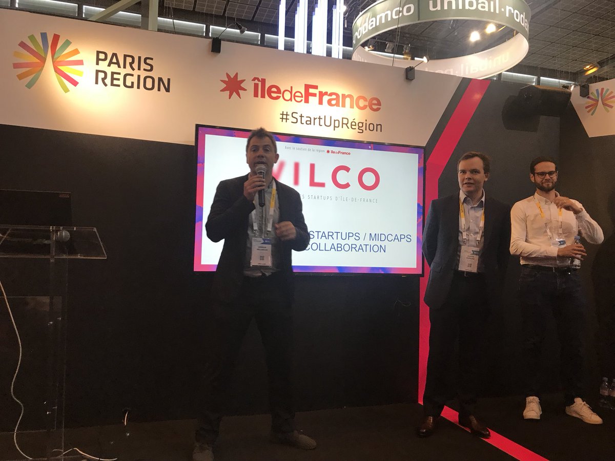 WILCO_startup's tweet photo. L’intervention de WILCO sur le stand H15 de la Région @iledefrance commence !! #VivaTech #StartUpRégion https://t.co/VxWYW6Cwd0