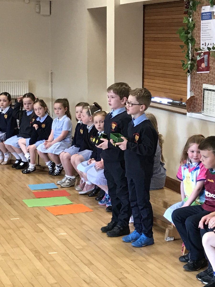 stcolmansps's tweet photo. P2 class assembly today - taking a gift from God, working hard at it & then letting their talents blossom! Well done Mrs Doyle, Miss McShane, Miss Heaney & Mrs McCann! Great to see such pride & self-esteem in our children. ✨#nischools #talents #esags #communityschool #coaches https://t.co/vVlhHPCZN9