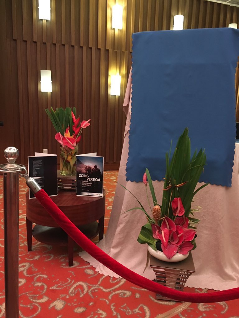 gwatch_ph's tweet image. Soft launch tonight! Going Vertical: Citizen-Led Reform Campaigns in the Philippines, the first book published by the new G-Watch! One of two big news in 2018 #GWatchNationalMeetingLearningExchange.

#AccountabilityPH 
#GWatcherForever 
#GWatch2018
#GWatchLearns