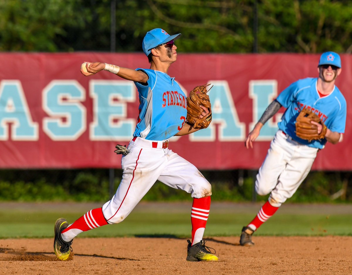 The <a href="/statesmenbsbll/">GCM Baseball</a> infield of <a href="/cfreeman18_/">Connor</a>  <a href="/jpan_12/">Jason Pan</a>  and Danny Hoffman showcases the leather last night as <a href="/GCMsports1/">Marshall HS Athletics</a> beats <a href="/langleysports/">langleysports</a> 3-2 to advance. <a href="/NVBaseballMag/">NOVA Baseball Magazine</a>