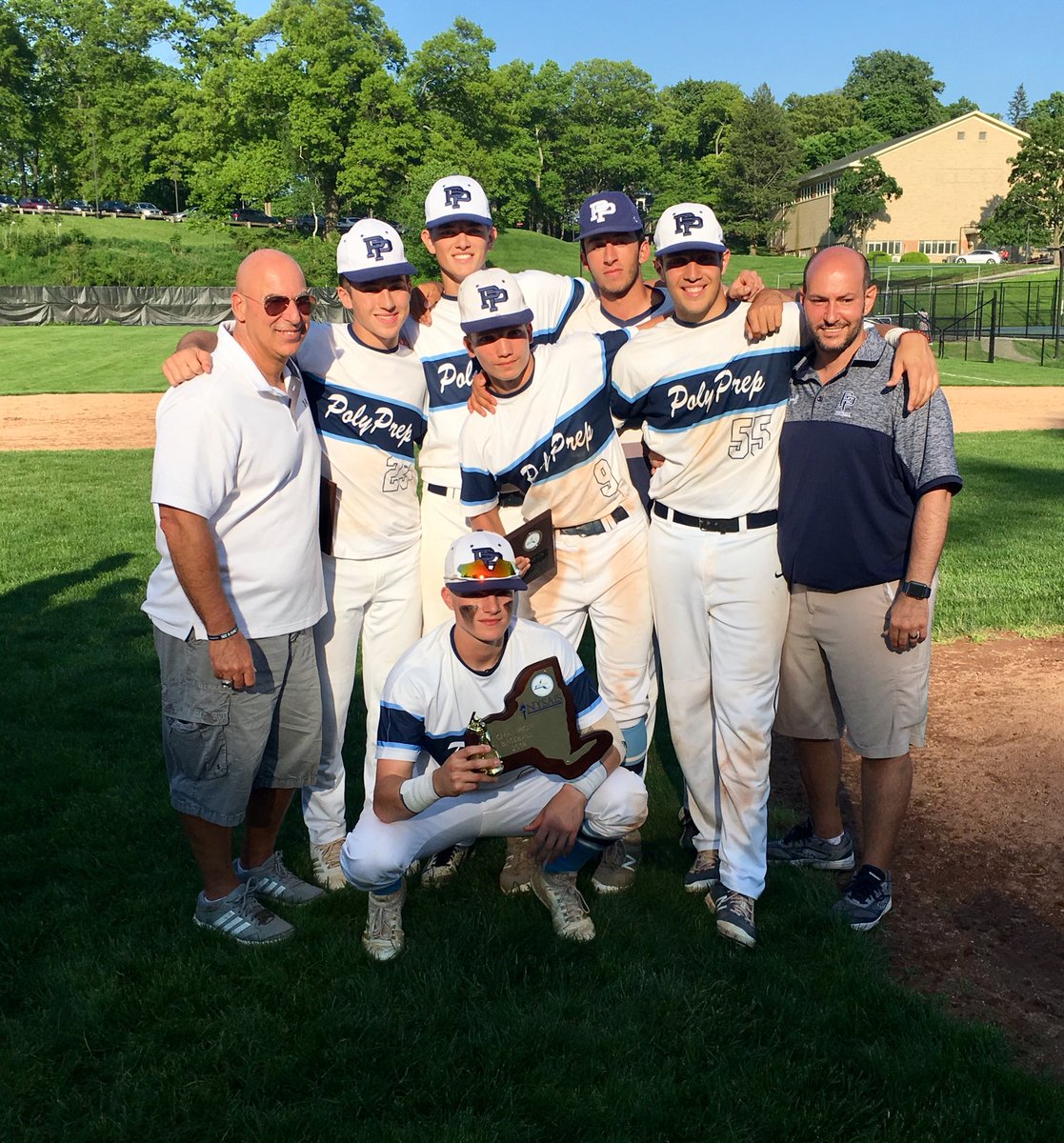 ChristinaDuval4's tweet photo. Congrats to @polyprepbaseball on the 2018 Championship Win โพ๏ธ๐ 7-3 over Collegiate! #playforthepile #polyprepbaseball https://t.co/Uo3YMuW0qB
