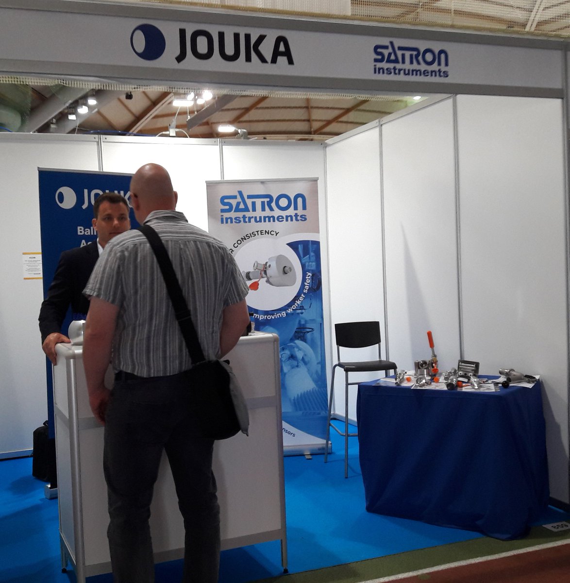 Satronin ja Joukan yhteiseltä messuosastolta 859 löydät parhaat ratkaisut venttiileihin ja sakeus- ja painemittauksiin #pote18