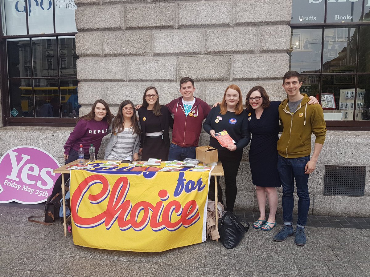 102 years ago women in Ireland fought alongside men for freedom, 102 years later we stand outside the GPO- it's a different fight but I hope we can win #Together4Yes #repealthe8th <a href="/Lawyers4Choice/">Lawyers for Choice</a>