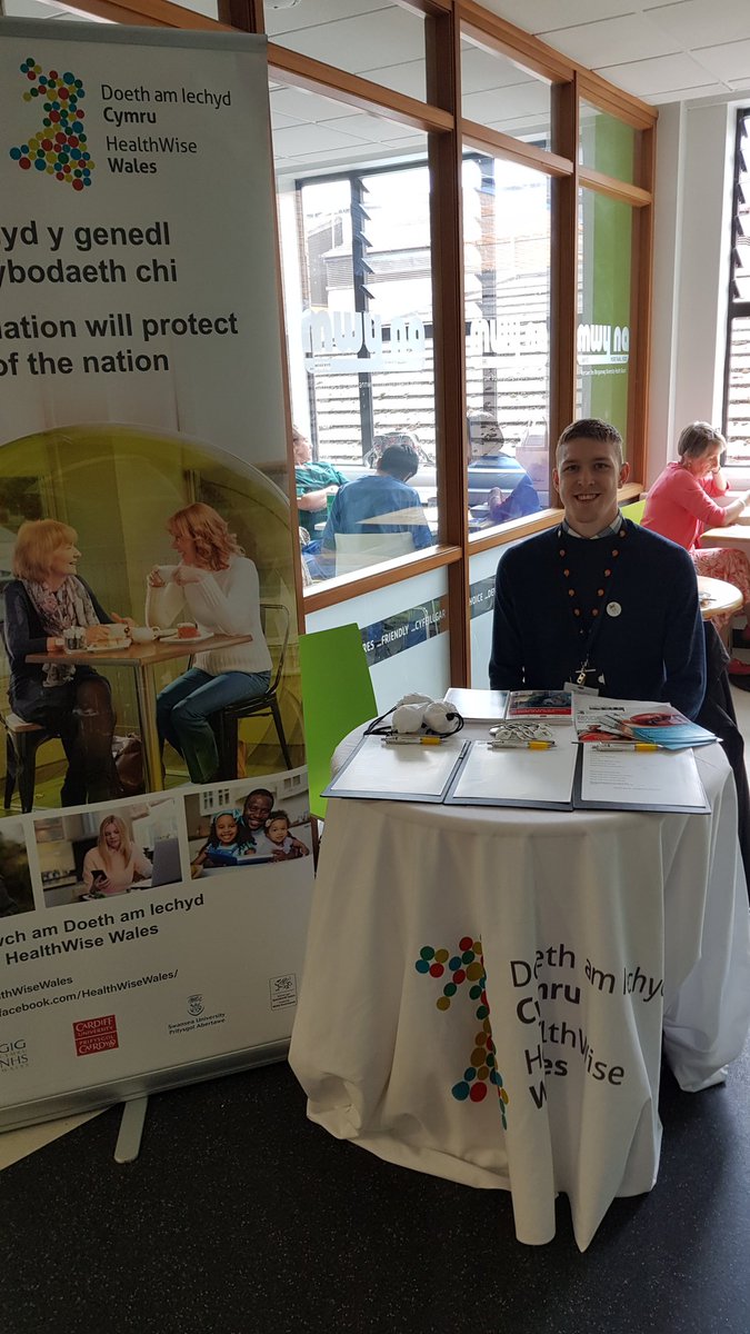 Team #Healthwisewales are signing up people who want to improve the health of the nation in <a href="/ABMhealth/">A Body & Mind Health Services</a> Princess of Wales hospital Canteen today come and see how you can make a difference <a href="/HealthWiseWales/">HealthWiseWales</a> <a href="/ResearchWales/">Health and Care Research Wales</a>