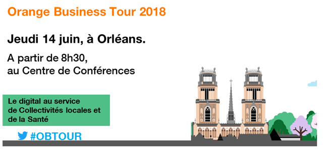 jeanbardet1's tweet photo. #OBTOUR 2018 de #Orléans, découvrez toutes les offres @orangebusiness au service des #Collectivités #locales, de l’#Education et de la #Santé.
» https://t.co/kQ6jpWIr8d https://t.co/Tqtv9naXFP