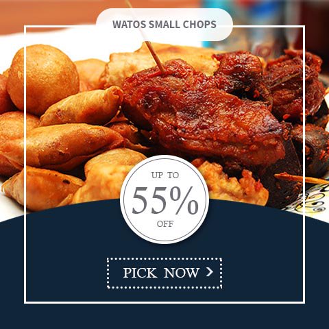 Bazamobile's tweet photo. Recharge N550 and Get Small Chops worth N1000
#food #discount https://t.co/CAUGe0lbYa