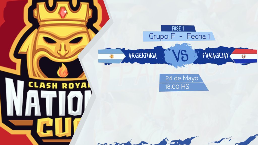 🌐 [@CRNationsCupES]

Llegó el día!
Debutamos en la #CRN🏆

       🆚 @SeleARcr 
   ⏰ 18:00 🇵🇾
   ⏰ 19:00 🇦🇷
📺 crnationscup.com/es/streams

#VamosParaguay 🇵🇾 🇵🇾