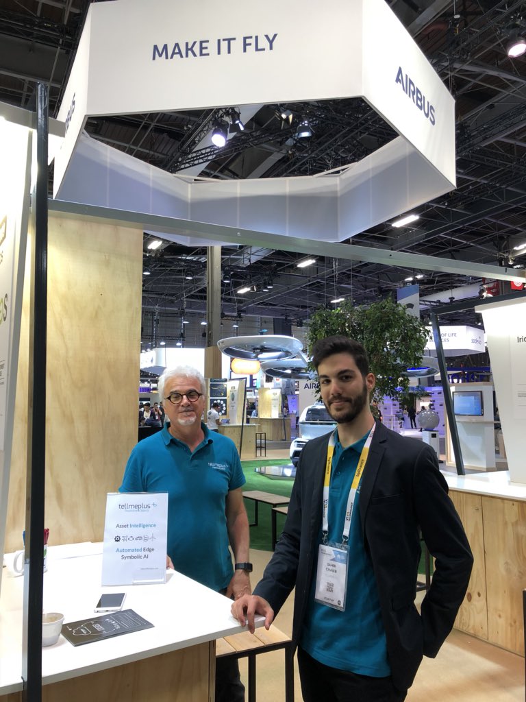 jmcambot's tweet image. RT jmcambot: #PredictiveObjects bring #Symbolic #AI at the #Edge to deliver #AssetIntelligence for #IIoT - TellMePlus demo PredictiveObjects Airbus VivaTech