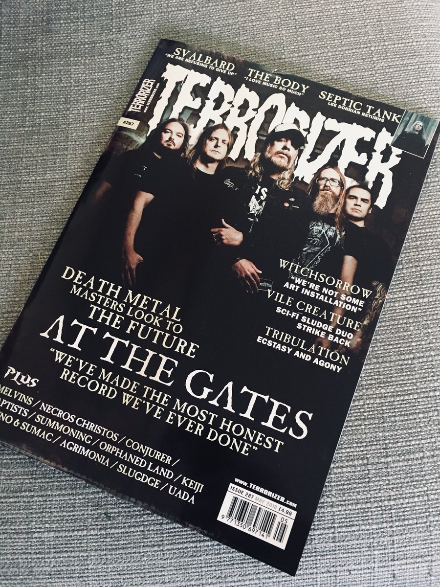 This shiny new thing arrived today. Thank you <a href="/Terrorizermag/">Terrorizer Magazine</a> 💀