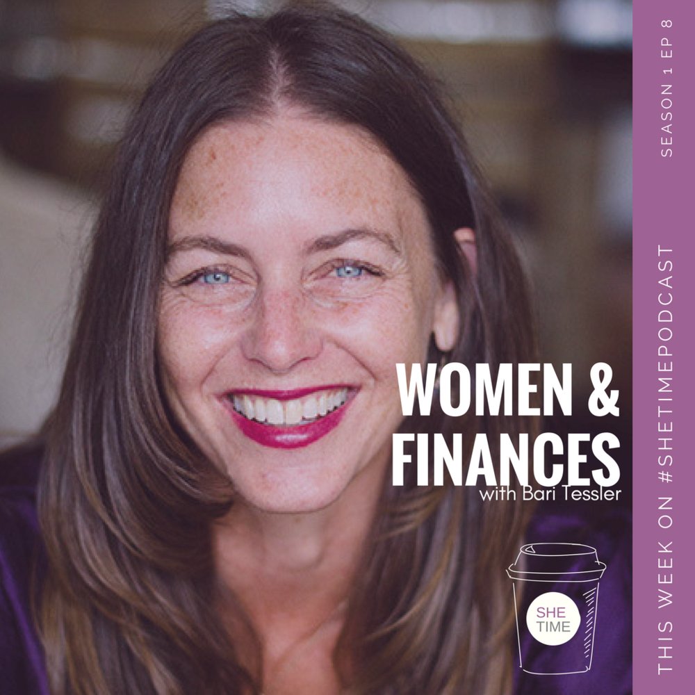 SheFirstProject's tweet photo. Episode 8 of #SheTimePodcast is up! Check out the full episode here: https://t.co/t0J2bBDxQv. We're talking Women & Finances w/ financial therapist & author @baritessler. #SheFirst #theartofmoney #financialtherapy #financialmanagement #dollardollarbills #selfcare #selfcaretips https://t.co/yENLc54rju