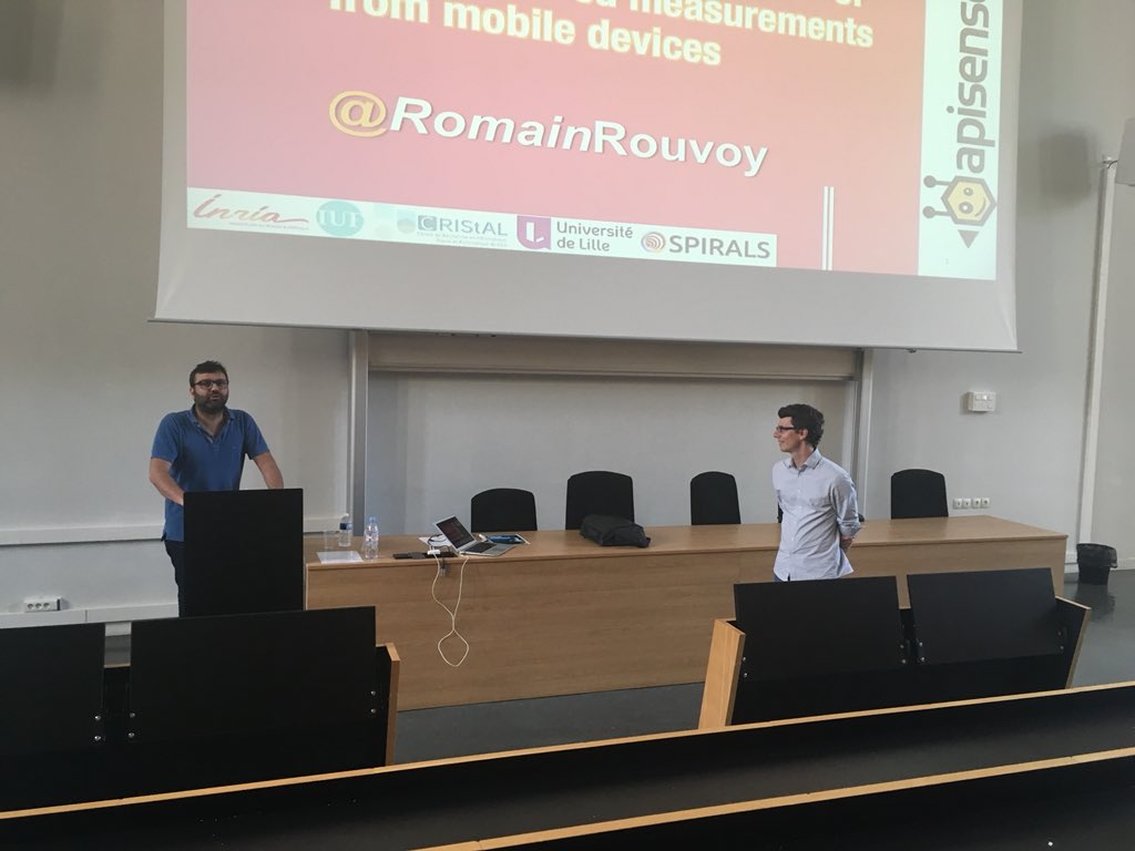 DavidSimplot's tweet image. #ForumNumerica de l’académie 1 d’@uca_research avec @RomainRouvoy, équipe-projet @SpiralsTeam @univ_lille @inria_lille pour parler mobile crowdsensing #SophiaTech #sciencesdunumérique