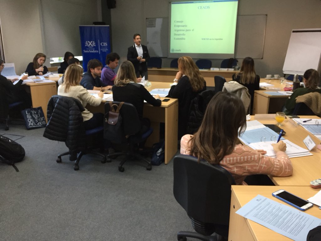 CIS_UdeSA's tweet photo. Hoy en el #Procarsse se habla de la Agenda Internacional de la Sustentabilidad Corporativa con @SAB_AR del @CEADS_AR Campus :) @UdeSA #CIS https://t.co/ATEmhiyawi