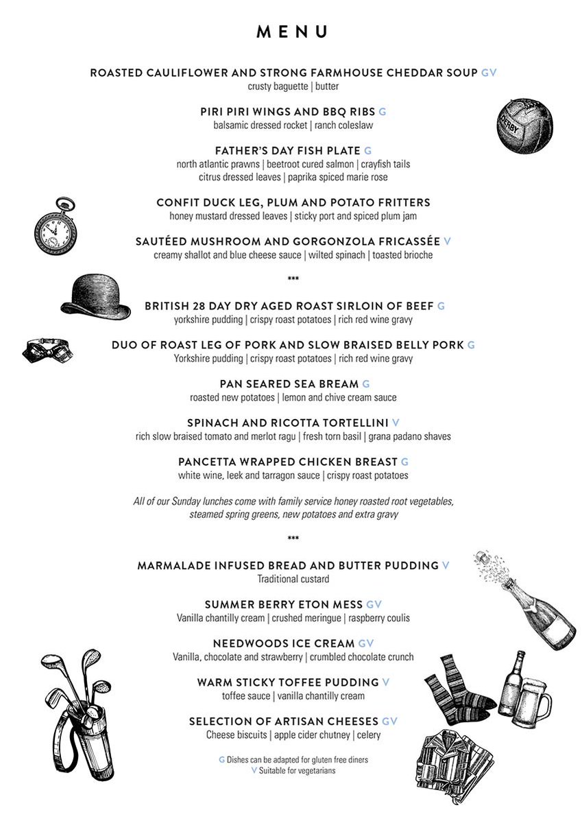 For the #father who has everything...#FathersDay Sunday Lunch at The Winery.  Three courses £21.50 | Two courses £19.95
01283 568170 | thewineryburton.co.uk
#FathersDayGifts