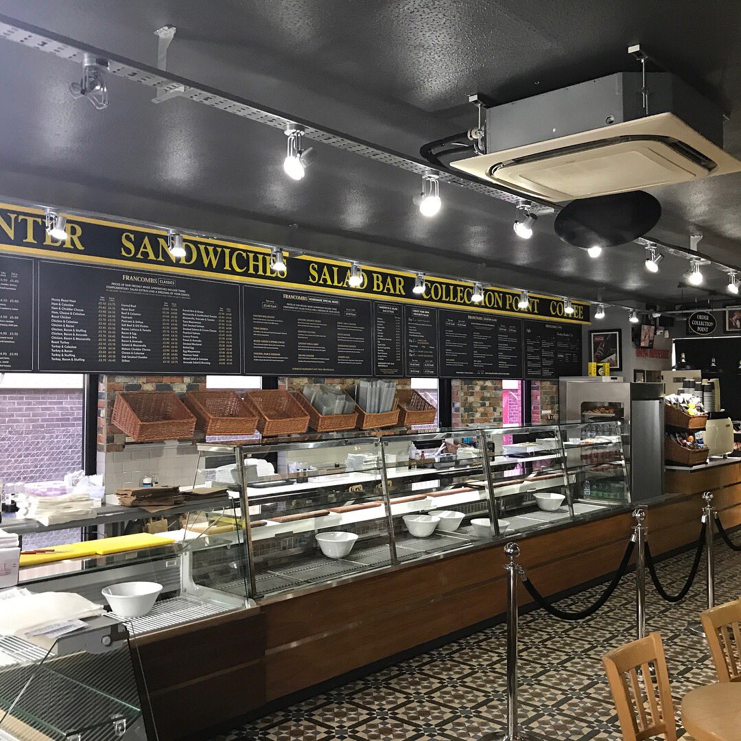 onxelectrical's tweet image. #tbt Previously completed project - Francombs Sandwich Shop #medwaycityestate #medway #kent #electrician #electricalcontractors