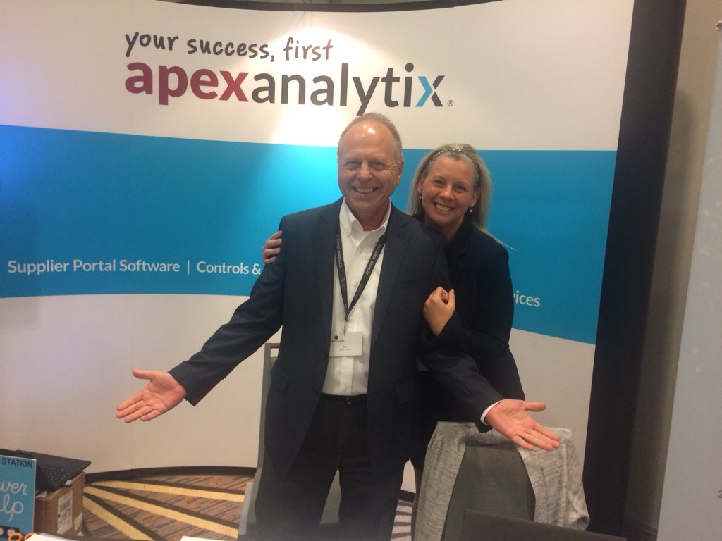 apexanalytix's tweet photo. We’re ready for day 2 of #GPOSummit 2018! Stop by and see us. @sslink_HQ #GPO https://t.co/p4GBJb36OV