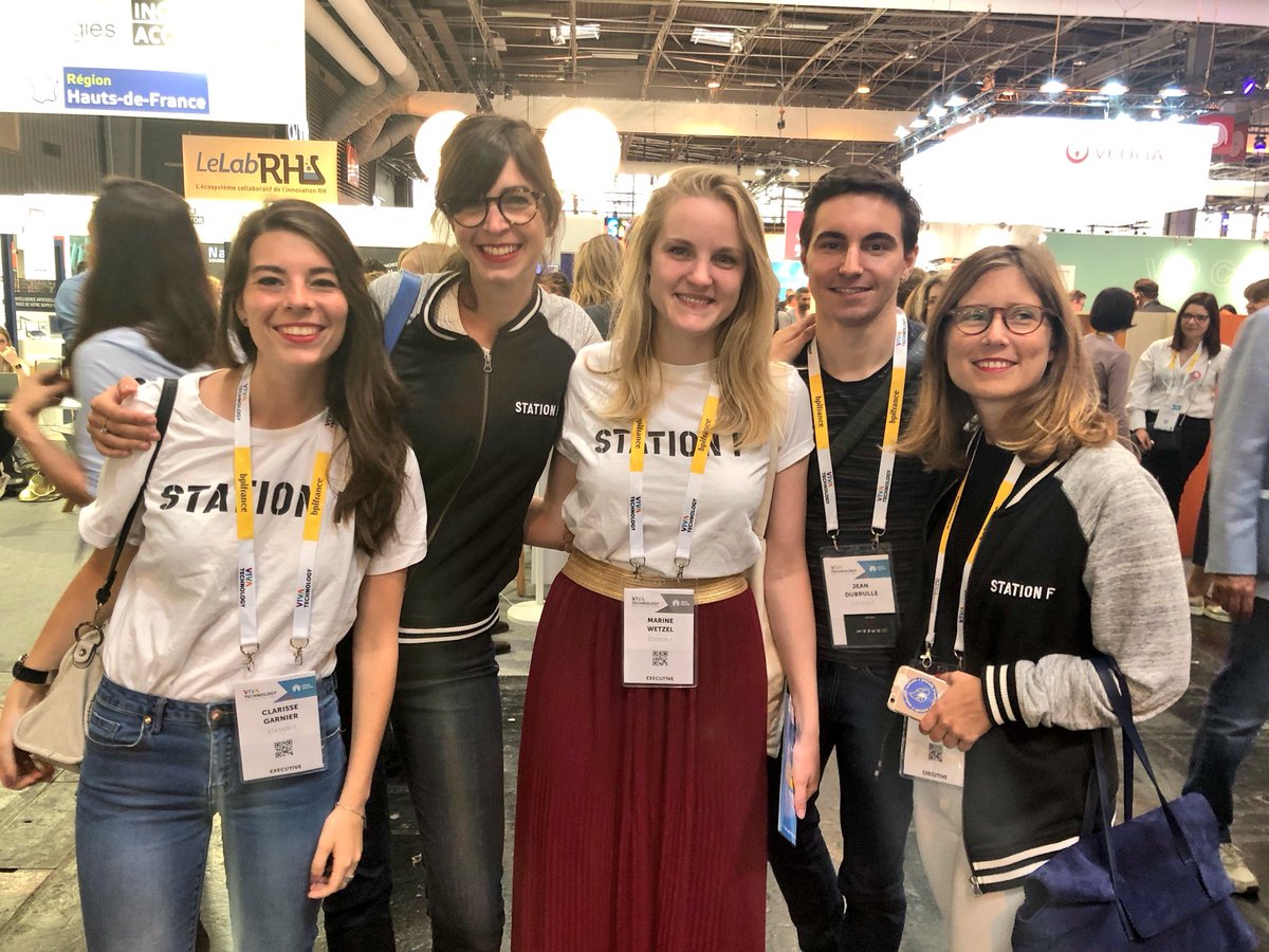 marinewetzel's tweet image. Hey! You can find us @VivaTech today! #STATIONF #Vivatechnology2018