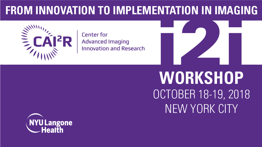 i2iworkshop's tweet photo. Save the date: October 18-19, 2018. Academia, industry, and tech will gather again in NYC to discuss how biomedical imaging is changing! Learn more at https://t.co/dHsEs9wvfR #i2iworkshop #innovation #science #medicine #biomedicalimaging Follow us at @cai2r https://t.co/zLTPWZhpoa