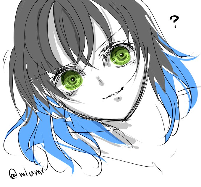 華さんがTwitterに投稿した嘴平伊之助(鬼滅の刃)のイラスト。