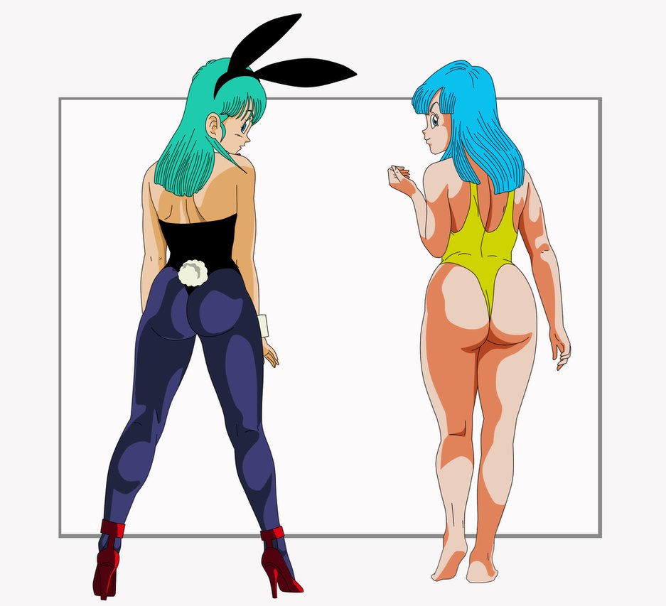 Bunny Bulma & Maron #DragonBall #FanArt(By @salvamakoto) .