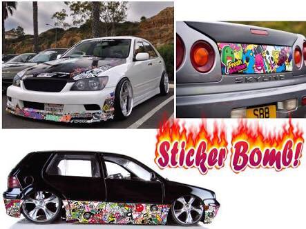 Betch おいおいドラえもん 車に留まらずお前までステッカーボムかよ ドラえもん Ut ステッカーボム Usdm Jdm