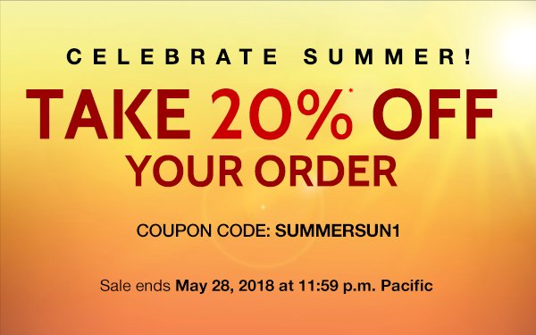Take advantage of this sale before #MemorialDay weekend begins! ☀️ Save 20% on your next order with #coupon code SUMMERSUN1 on Dotster.com. Exclusions apply.