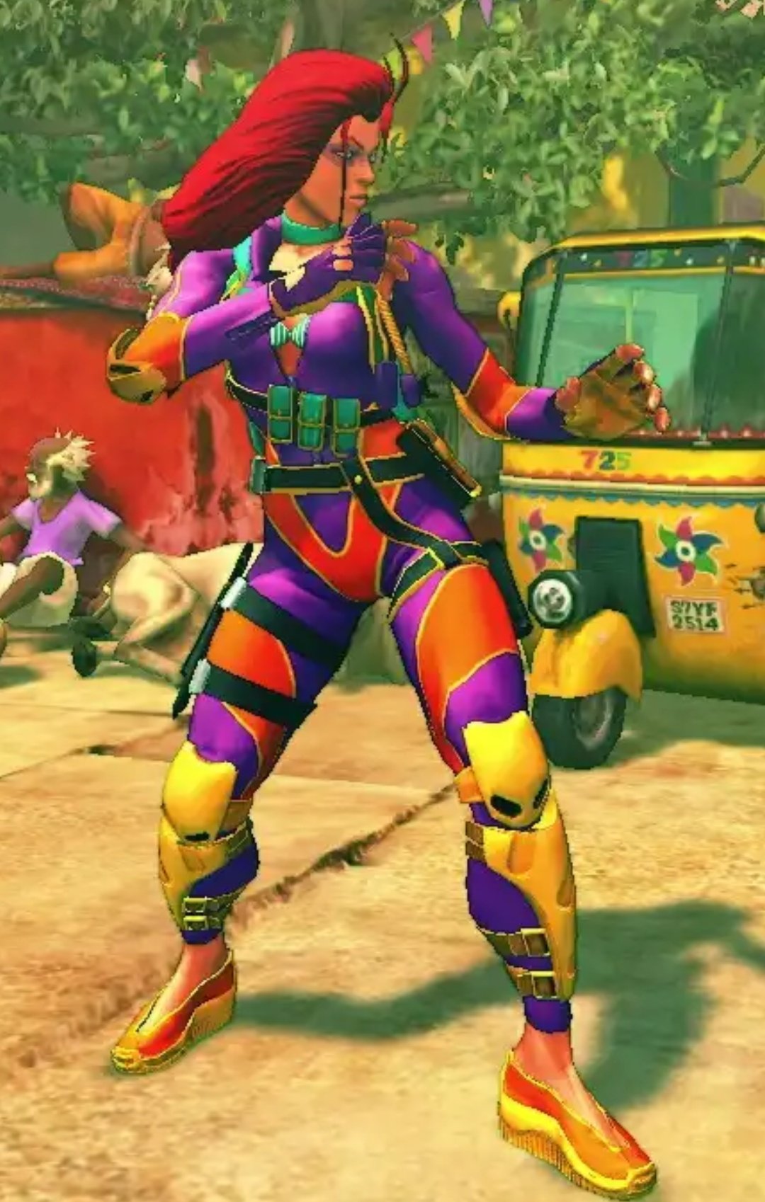 りょう Street Fighter ストivのバケーション 休暇 コス 好きな人には悪いけど 自分はこの頃の とりあえずごちゃごちゃさせて たくさん色使おう 的なデザインが苦手だった こんな落ち着かない色で休暇を過ごす ディージェイなら過ごしそうだけど