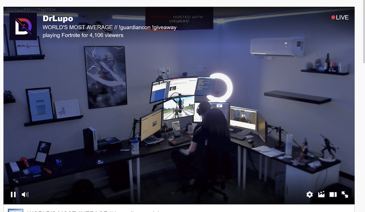 muRRPlays's tweet photo. There is overkill and then there is @DrLupoOnTwitch . FFS like! #ScreenFetish #IsHeHuman #Fortnite https://t.co/cI85VPSdvK