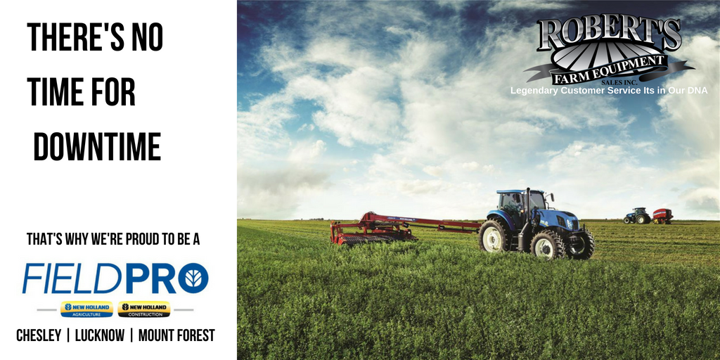 RobertsEquip_'s tweet photo. We are committed to providing you with the best ownership experience in the industry. We have highly factory-trained technicians and product support to ensure success when using New Holland Equipment. #FieldPro #RobertsService @NHAgriculture https://t.co/IJJWETsb8t